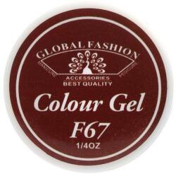 Global Fashion Gel color unghii, vopsea de arta, seria Rose Red, Global Fashion, 5gr, F67