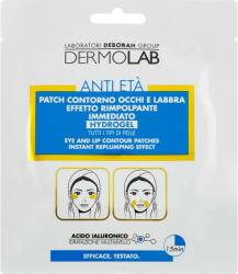 Dermolab Patch-uri pentru zona din jurul ochilor și a buzelor - Deborah Dermolab Eye And Lip Contour Patches Replumping Effect 20 g