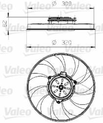 VALEO Ventilator, radiator VALEO 696024