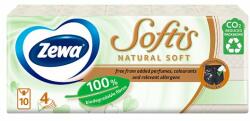 Zewa Softis Natural Soft papír zsebkendő 4 rétegű 10 x 9 db - bevasarlas