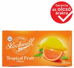 Tesco Stockwell & Co. aromatizált, filteres trópusi gyümölcs ízű gyümölcstea 20 filter 40 g