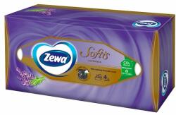 Zewa Softis Lavender illatosított dobozos papír zsebkendő 4 rétegű 80 db