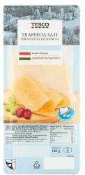 Tesco szeletelt, zsírszegény, félkemény trappista sajt 125 g