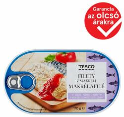 TESCO makrélafilé paradicsomos szószban 170 g