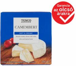 Tesco Camembert fehér nemespenésszel érő lágy, zsíros sajt 120 g
