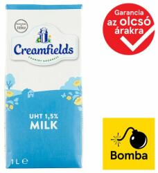 Tesco Creamfields UHT zsírszegény tej 1, 5% 1 l