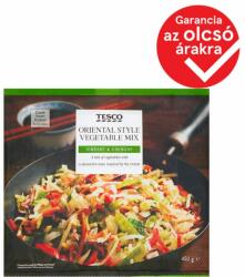 Tesco gyorsfagyasztott, keleties stílusú zöldségkeverék 450 g