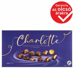 Tesco Charlotte vegyes praliné tejcsokoládéval, étcsokoládéval és fehér csokoládéval 400 g