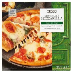 Tesco Mozzarella gyorsfagyasztott pizzalap 353 g