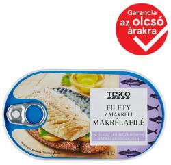 TESCO makrélafilé napraforgóolajban 170 g