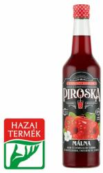 PIROSKA málna ízű gyümölcsszörp feketerépalével színezve cukorral és édesítőszerrel 0, 7 l