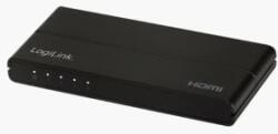 LogiLink HDMI elosztó 1x4 port 4K/60 Hz HDCP HDR CEC (HD0037) - aqua