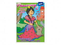  Pagina de colorat MFP Prințesele 2 A5 (5300429) Carte de colorat