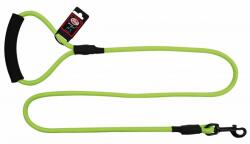 PET NOVA Lesa caine, verde cu maner 120 cm / 1 cm