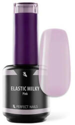 Perfect Nails Elastic Milky Pink Gel - Ecsetes Műkörömépítő Rózsaszín Zselé 15ml - claudiashop