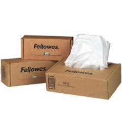 Fellowes Hulladékgyűjtő zsákok iratmegsemmisítőhöz, 30-35 literes kapacitásig, Fellowes® 100 db/csomag, - toptoner