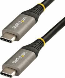 StarTech USB315CCV2M USB-C apa - USB-C apa 3.0 Adat és töltő kábel - Fekete (2m) (USB315CCV2M)
