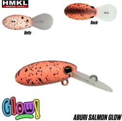 HMKL Vobler HMKL Inch Crank DR 2.5cm, 2g, custom painted Aburi Salmon Glow (INCH25DR-ASG)