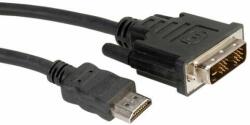 3M Prelungitor cablu, De monitor, ROLINE, DVI - HDMI, 3 m, Negru (11.04.5532)