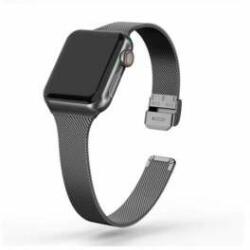 Apple Mybandz Apple Watch S1/2/3/3/4/5/5/6/7 curea milaneză din metal cu cataramă 38/40/41 mm - negru (APW381581)