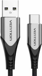 Vention CODHD USB Type-A apa - USB Type-C apa 2.0 Adat és töltő kábel - Fekete/Szürke (0.5m) (CODHD)