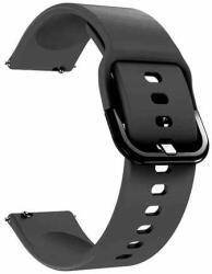 Mybandz Curea smartwatch, MyBandz, Silicon, 20mm, Negru (20SKU6132)