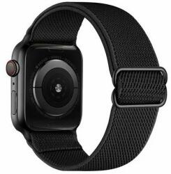 Apple Curea ceas, Mybandz, Compatibil cu Apple Watch, 42/44/45 mm, Negru (APW423000)