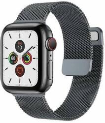 Apple Curea de ceas, Mybandz, Metal, Compatibila cu Apple Watch, 38/40/41 mm, Gri (APW381424)