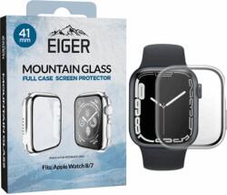Eiger Mountain Apple Watch 7/8/9 Tok + kijelzővédő - Átlátszó (41mm) (EGSP00896)