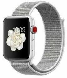 Apple Mybandz Apple Watch 42/44mm curea din material textil gri (APW421390) (APW421390)