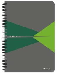 Leitz Caiet cu spirală Leitz, A5, cu linii, 90 de pagini, "Office", gri-verde (E44990055) (44990055)