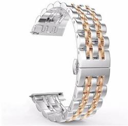 Mybandz Jubilee Jubilee curea de ceas metalic cu lanțuri/ argintiu auriu roz 20SKU2515 (20SKU2515)