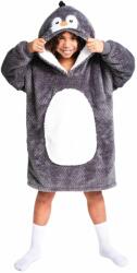 Cozy Noxxiez CH323 Penguin - meleg TV pulóver takaró kapucnival 7-12 éves gyerekeknek (MA20-CH323)
