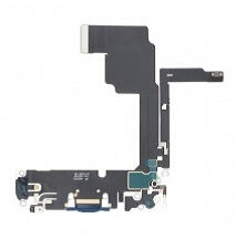Apple iPhone 15 Pro töltő csatlakozós flex kábel, átvezető fólia (usb c) kék, gyári