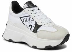 GUESS Sneakers Calebb4 FLPCB4 FAB12 Alb