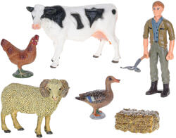 MIKRO Vaca Zoolandia cu berbec si accesorii (MI51062) Figurina