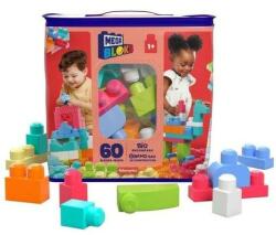 Mattel Mega Bloks: Lányos építőkocka szett táskában - 60 db DCH54