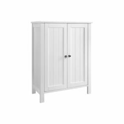 VASAGLE Komód / fürdőszobai tároló szekrény - Vasagle Loft - 60 x 80 cm (fehér)