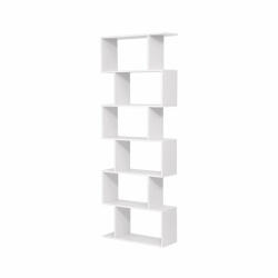 VASAGLE Könyvespolc / tároló polc - Vasagle Loft - 70 x 190 cm (fehér)
