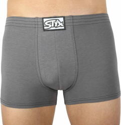  Styx Sötét szürke férfi boxeralsó klasszikus gumi (Q1063) - méret XL