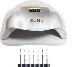 Sun X UV/LED műkörmös lámpa - Shiny silver (SUN_X_ShinySilver)