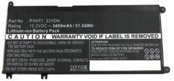 CoreParts Laptop akkumulátor Dell 52Wh Li-ion 15.2V 3400mAh, DNCWSCB6106B, I7778-0026GRY, Inspiron 17 7000, Inspiron 17 7778, Inspiron (ET-MBXDE-BA0093)