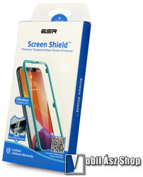 ESR SCREEN SHIELD előlap védő karcálló edzett üveg - 0, 3 mm vékony, 9H, A képernyő sík részét védi, Segéd keret - SAMSUNG Galaxy S23 Plus (SM-S916)