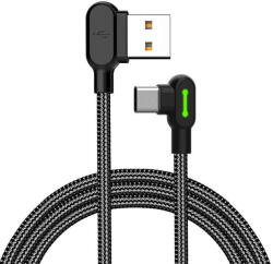 Mcdodo USB to USB-C cable Mcdodo CA-5280 LED, 1.8m (black) (26475) - 24mag