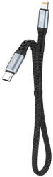 Dudao USB-C to Lightning Dudao 20W PD 0.23m Cable (Black) (26670) - 24mag
