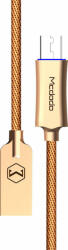 Mcdodo Cablu Auto Disconnect MicroUSB Gold (1m, QC3.0, led indicator)-T. Verde 0.1 lei/buc (CA-2890) - 24mag
