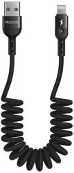Mcdodo USB to Lightning Cable, Mcdodo CA-6410, Spring, 1.8m (Black) (27664) - 24mag