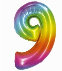 Godan Szivárvány színű, számos fólia lufi, 76 cm - 9 (CH-STC9) - ejatekok