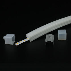 ArtLED FlexPro, flexibilis LED profil, hajlítható, szilikon, 10 mm-es LED szalaghoz, DIY-S1414 (415589)