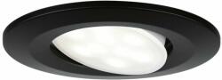 Paulmann 92461 LED Recessed Calla Swivelling fürdőszobai beépíthető lámpa, kerek, fekete, 4000K természetes fehér, 500 lm, IP65 (92461)